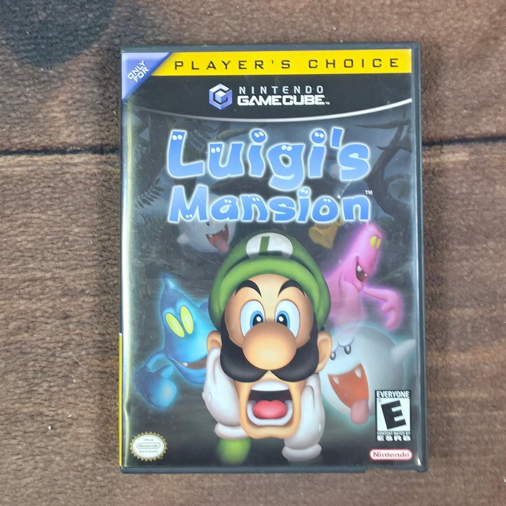 Nintendo Luigis Mansion GameCube NTSC-U Black Good Players Choice Edition